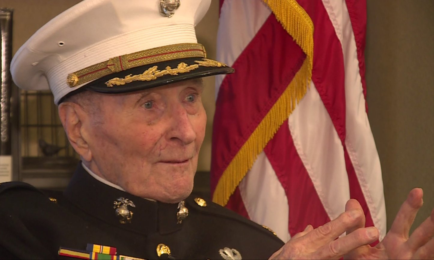 104-year-old Marine Corps veteran just wants you to send him a Valentine’s card