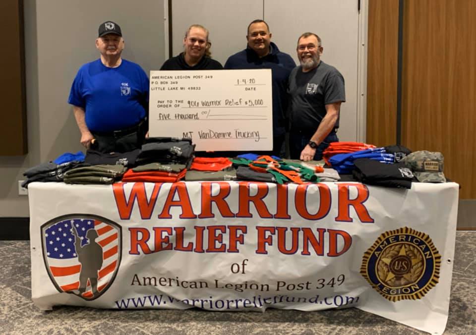 Trucking company raises thousands for Warrior Relief Fund