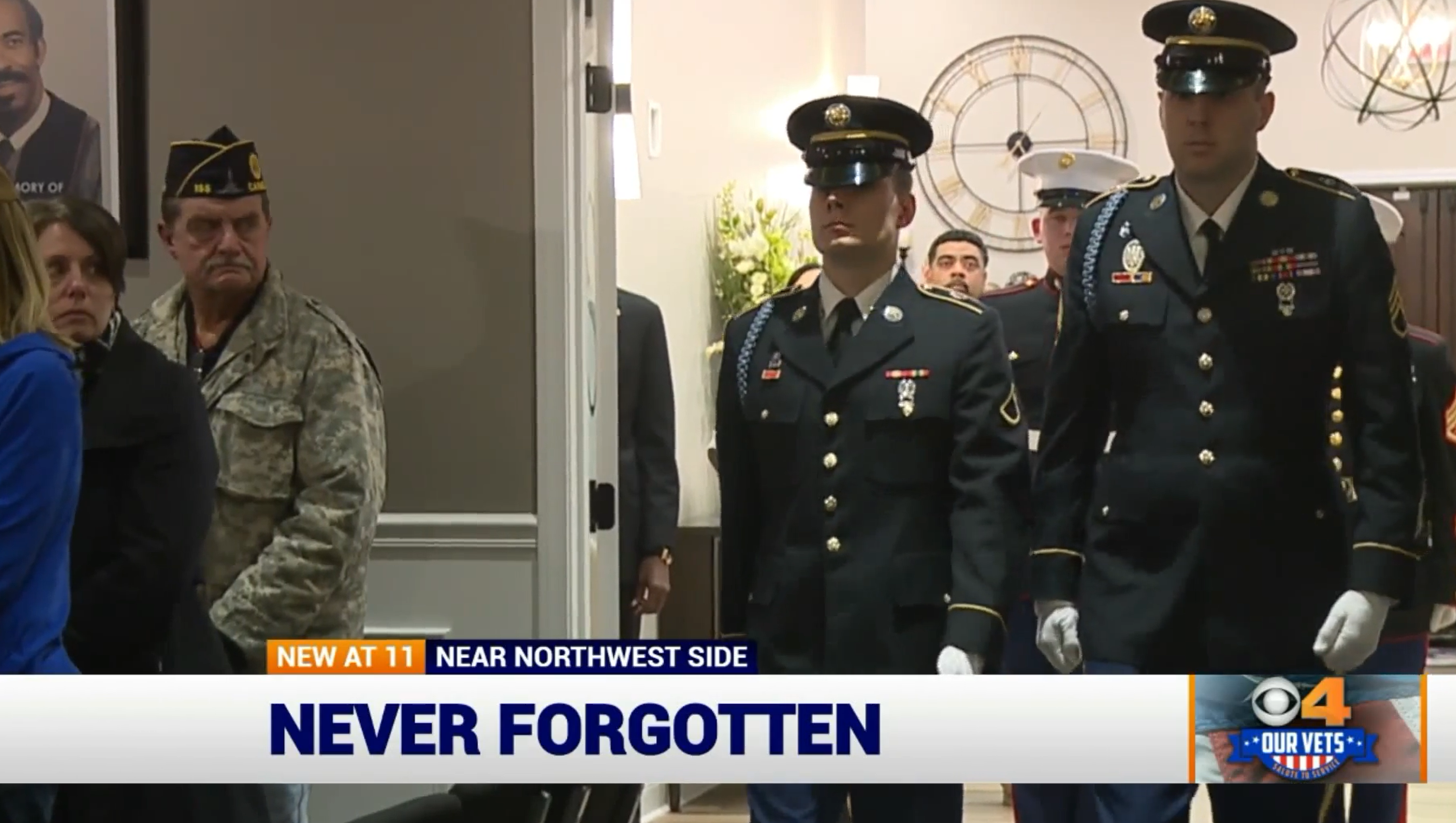 ‘Standing Room Only’ during memorial honoring two ‘unclaimed’ veterans