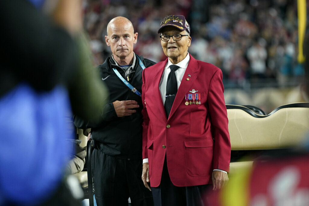 Century old WWII veteran took part in Superbowl coin toss