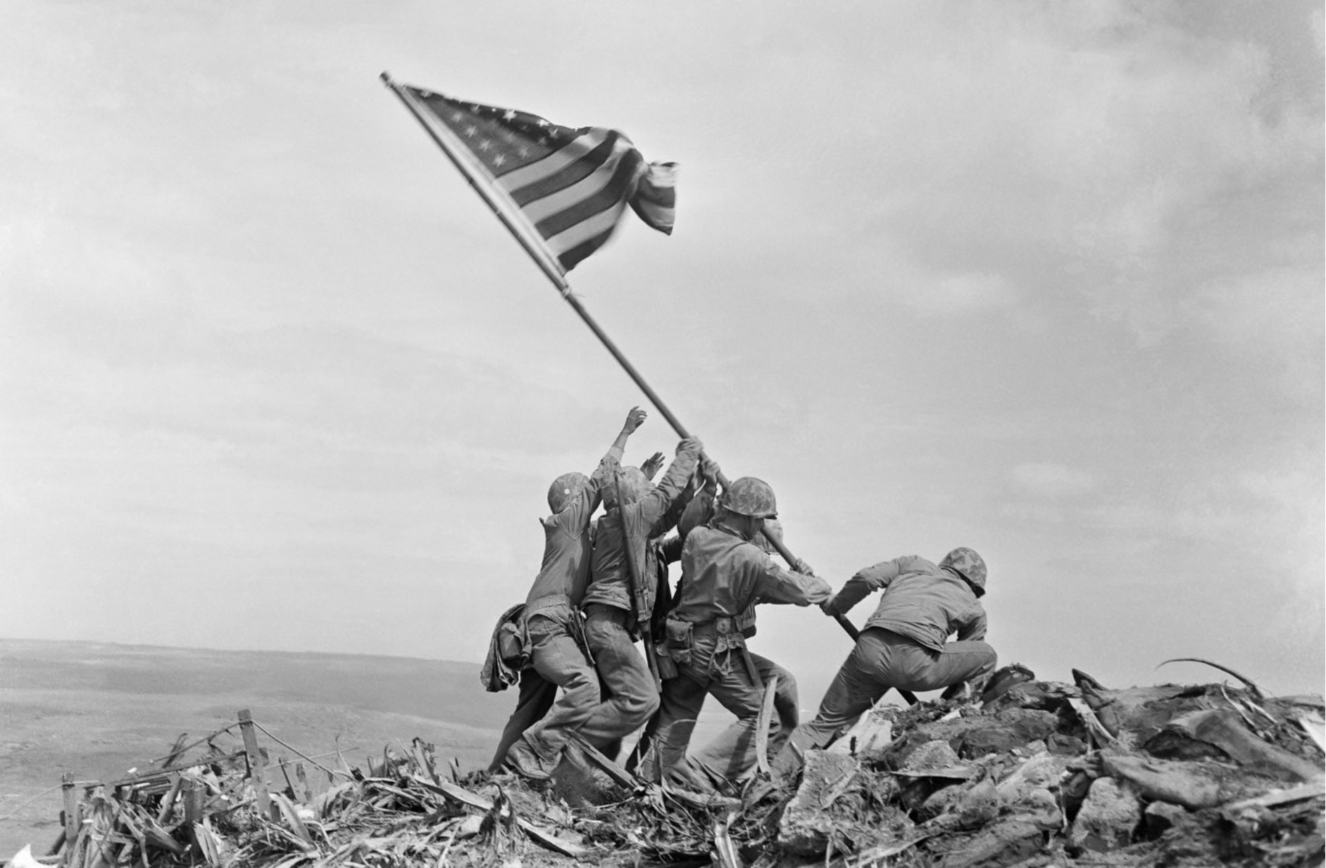 Veterans recount the feeling of the flag-raising at Iwo Jima for 75th anniversary