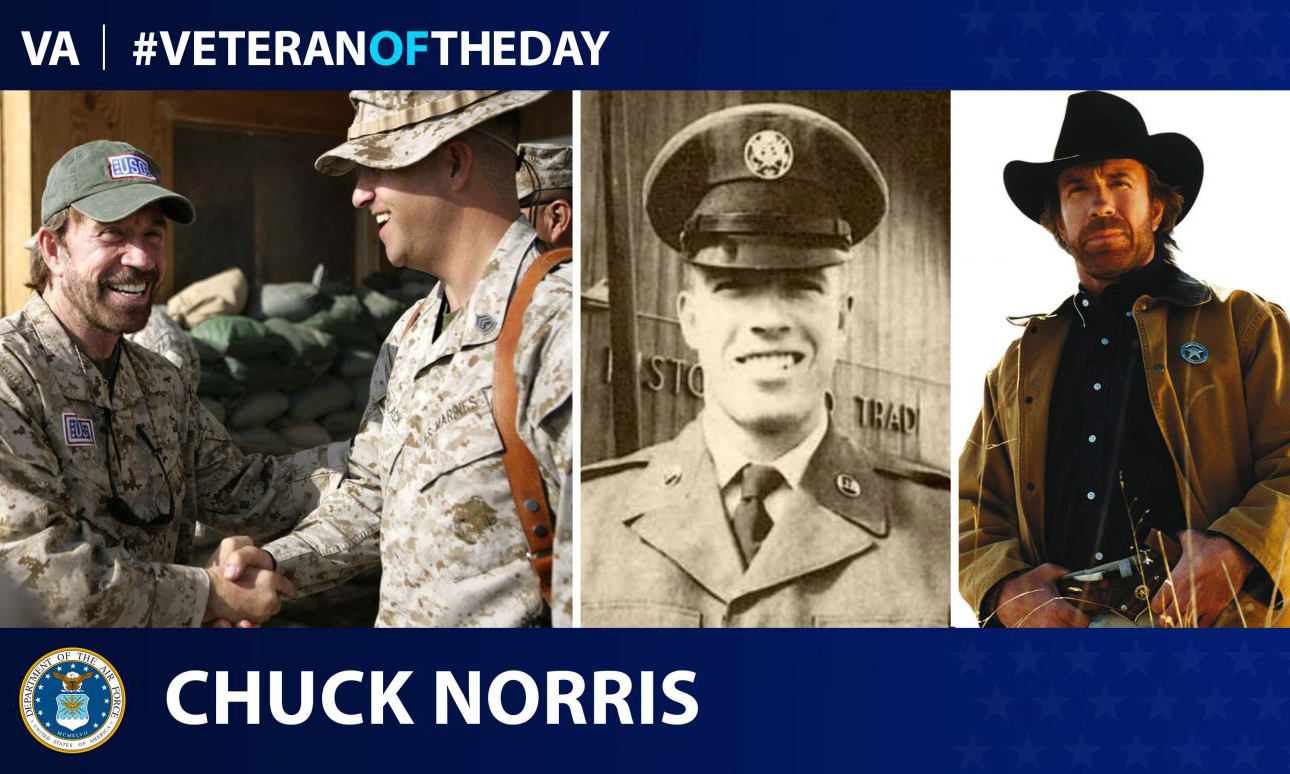 VA #Veteranoftheday – Chuck Norris