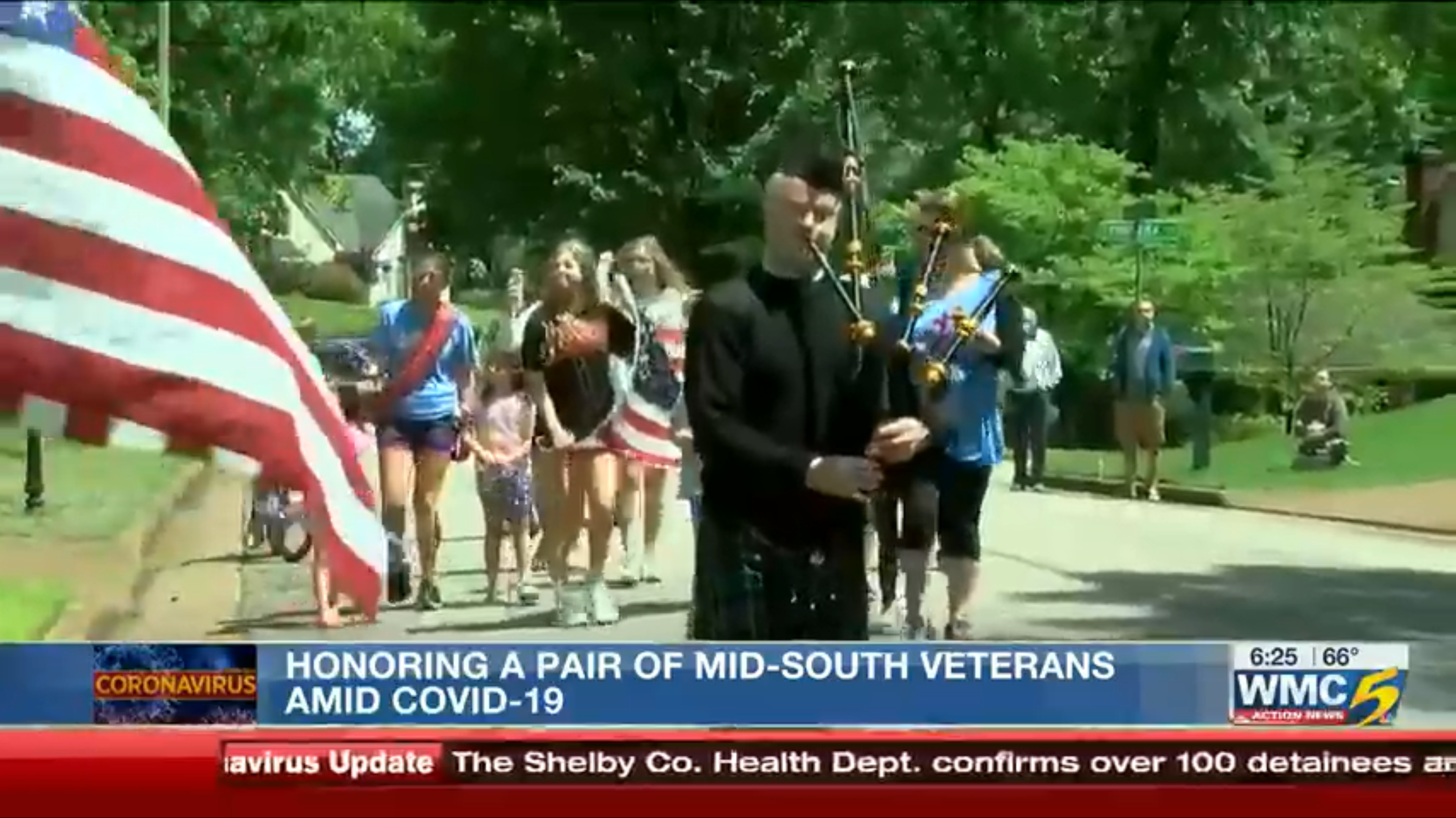 Parade celebrating 75 years of freedom thrown for two WWII POWs