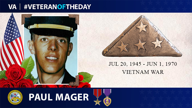 VA #Veteranoftheday – Paul Gerald Magers