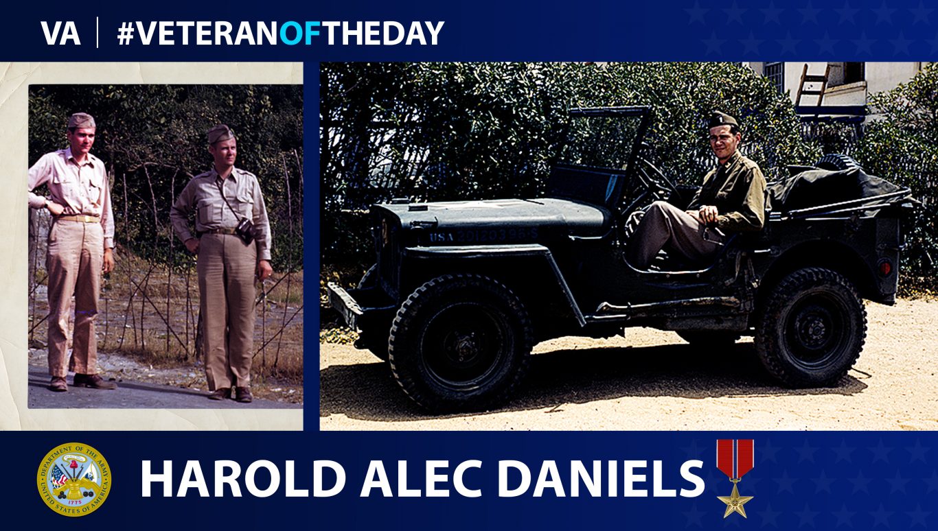 VA #Veteranoftheday – Harold Alec Daniels