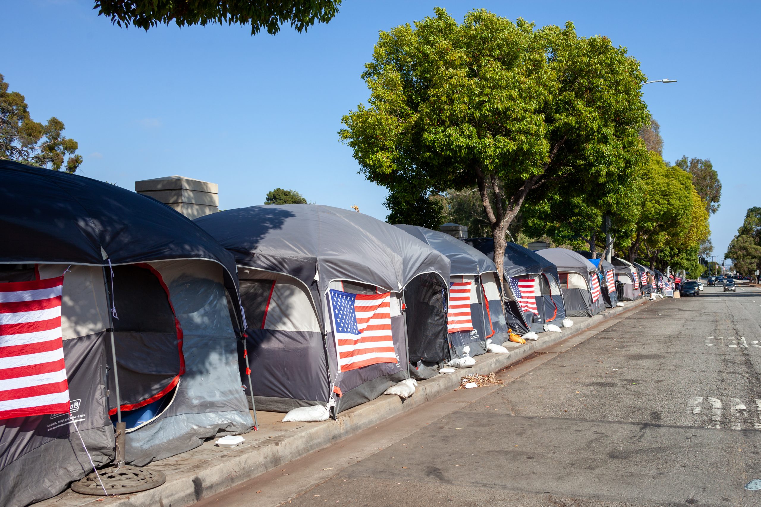 “Veterans Row” just outside VA land shows just how much work is left to be done for homeless veterans in LA