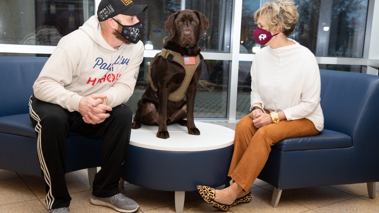 Veterans Club funds training of local veteran’s service dog