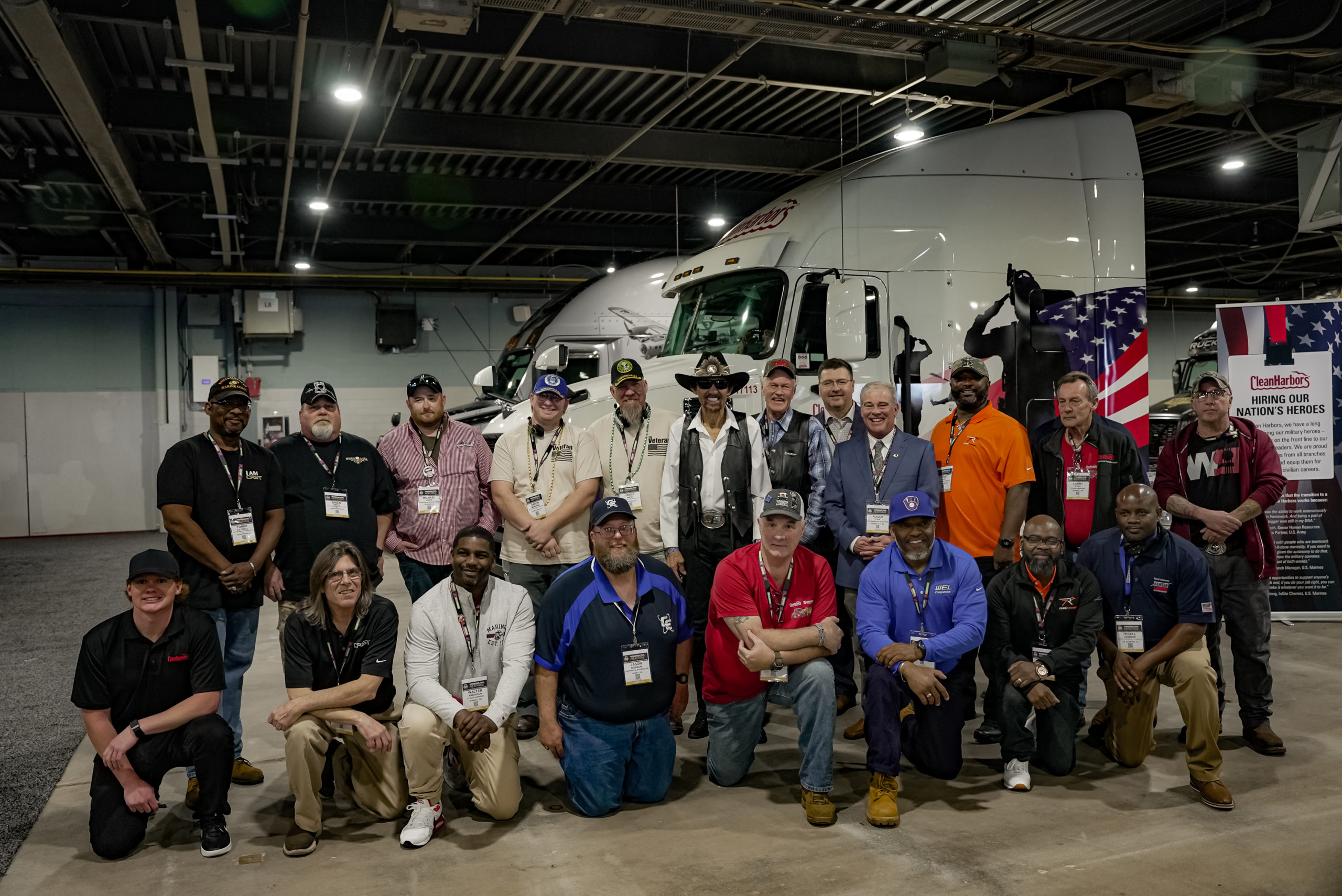 Veterans In Trucking Showcase Honors Veteran Drivers at MATS 2022