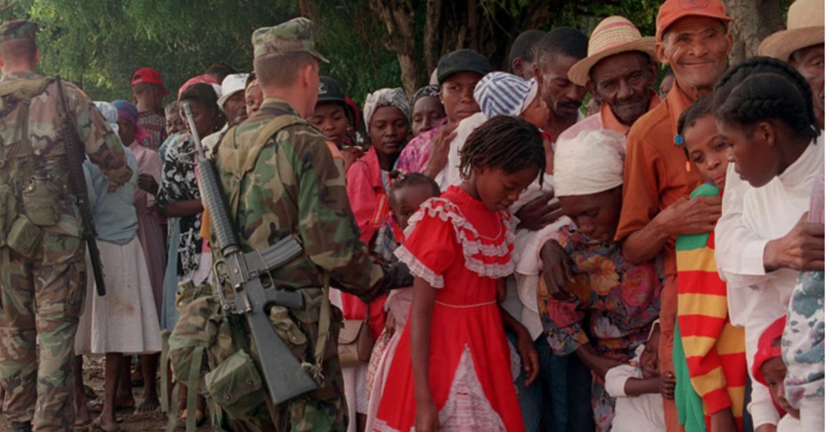 Trucks of War: US Troops Restore Peace & Democracy in Haiti